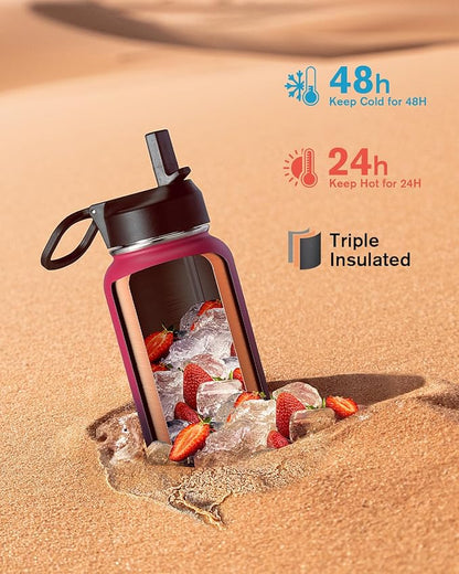 Water Bottle 32 oz Insulated - Image 2