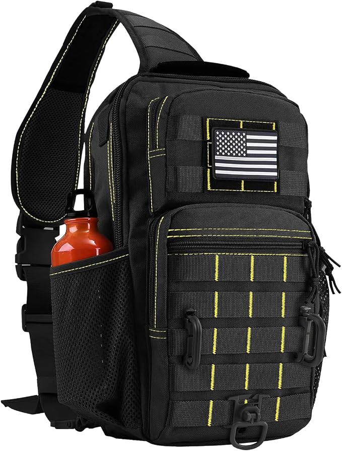 Rover Sling Pack Tactical Shoulder Sling Bag Backpack by HannibalTactical