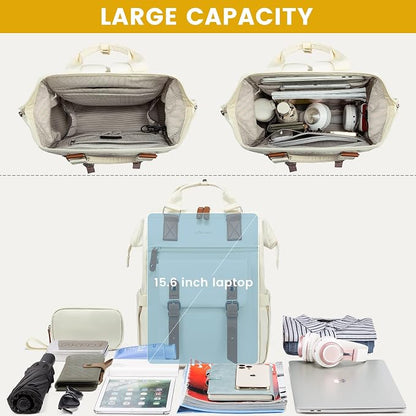 LOVEVOOK Laptop Backpack for Women Work Travel Commuter Backpack Business - Image 3
