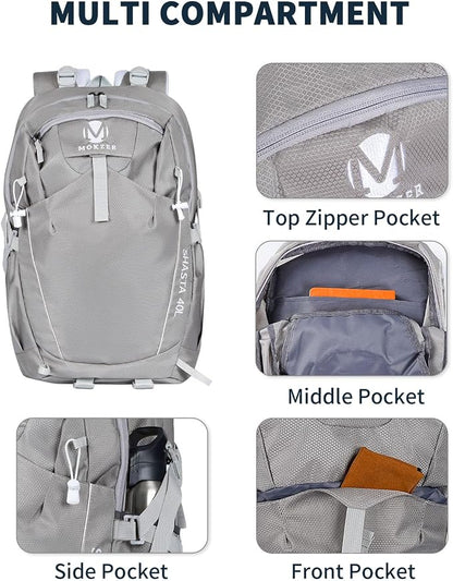 Hiking Backpack 40L Lightweight Waterproof Daypack - Image 4