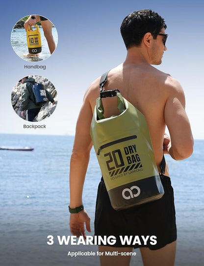 Lamicall Small Dry Bag, Waterproof Bag - 5L/10L/20L/30L/40L Water Proof Bag - Image 5