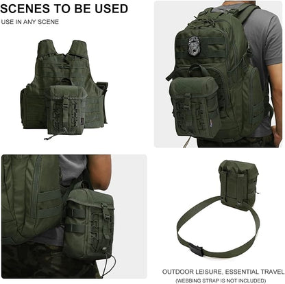 Mardingtop Molle Admin Pouch, EDC Pouch, Tactical Drawstring Pouch, Utility - Image 6