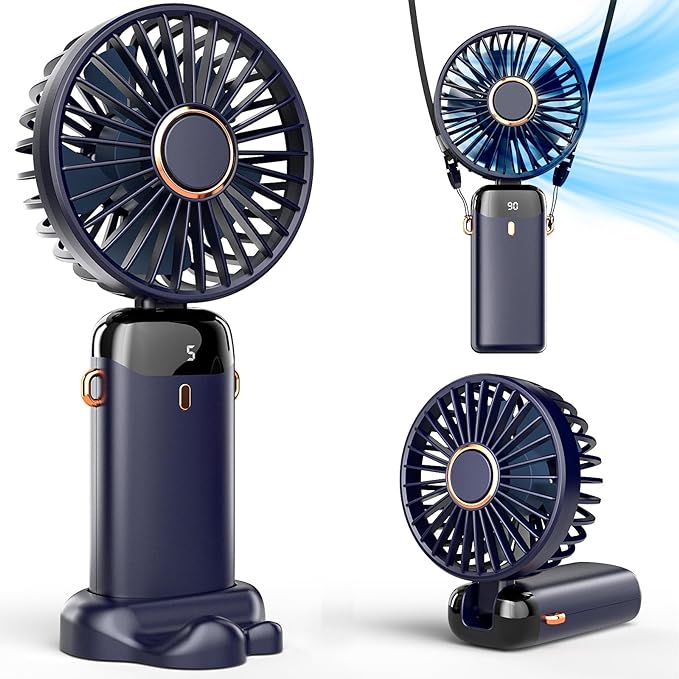 Koonie Portable Handheld Fan, Battery Operated Fan by Koonie