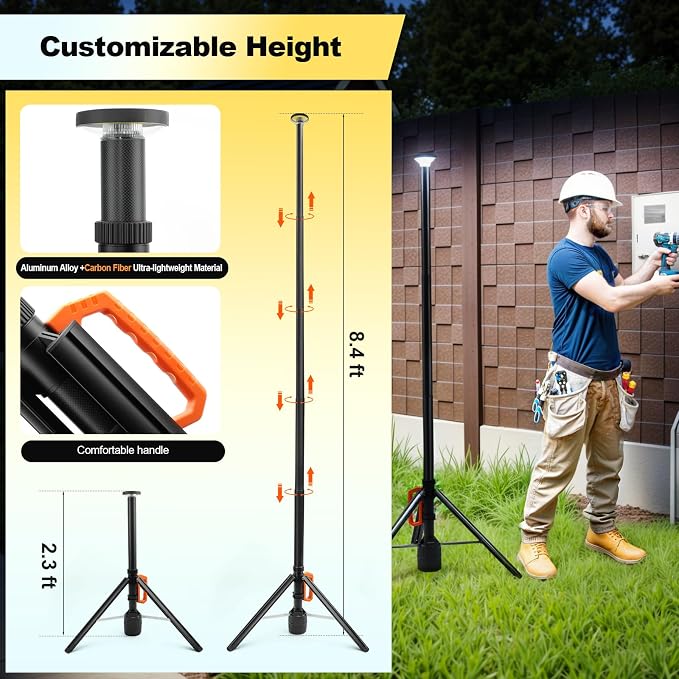 SYLSTAR 360° Rechargeable Work Light - Image 8