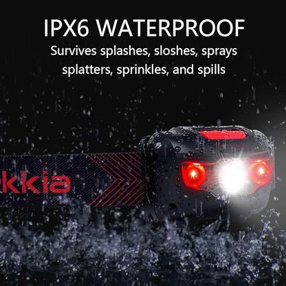 Vekkia Ultra Bright LED Headlamp-5 Lighting Modes, Camping Accessories Gear. - Image 3