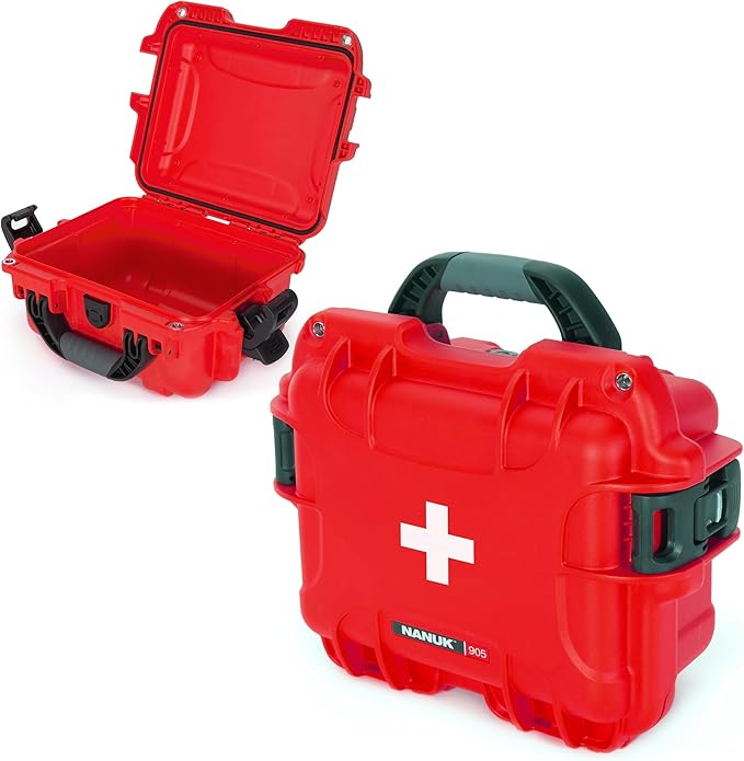 NANUK 905 Waterproof First Aid Case Empty – Durable, Medical First Aid - Image 2