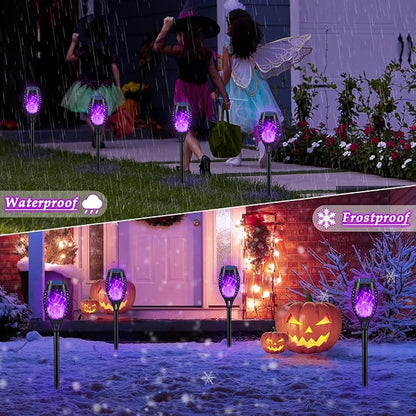 KYEKIO Halloween Decorations Outdoor, Solar Torch Lights - Image 4