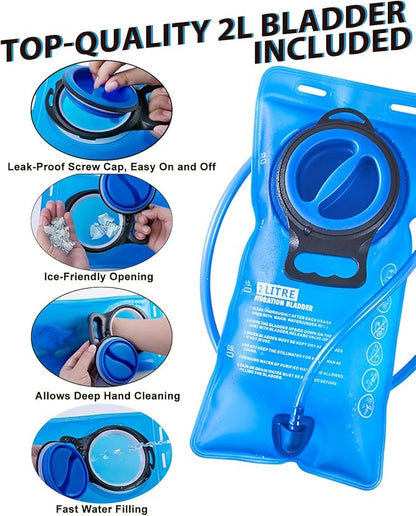 Hydration Backpack with 2L Water Bladder - Image 5