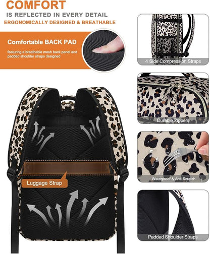 Capolo Travel Backpack for Women Men Waterproof Laptop Backpack Airlines - Image 6