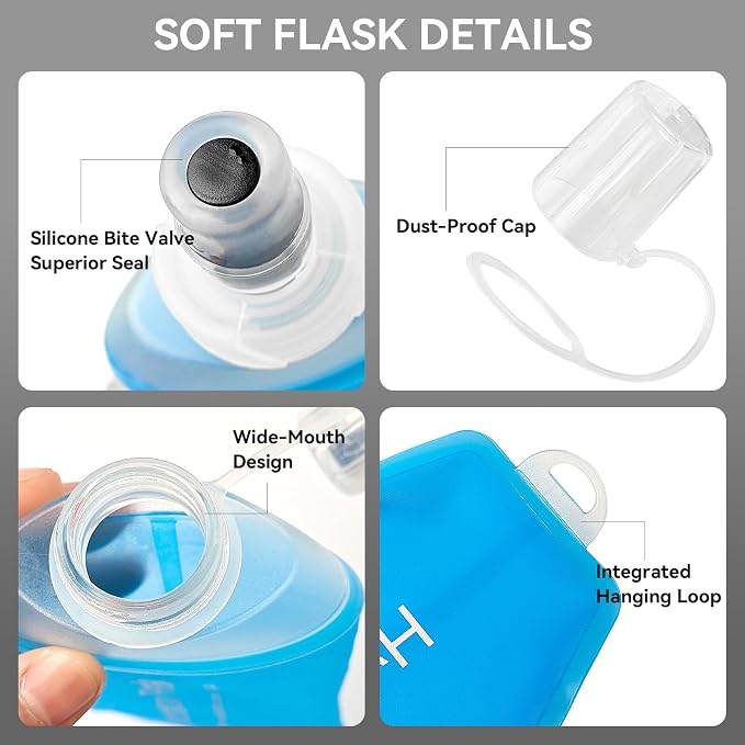 150ml Soft Flask Soft Water Bottle - Image 5