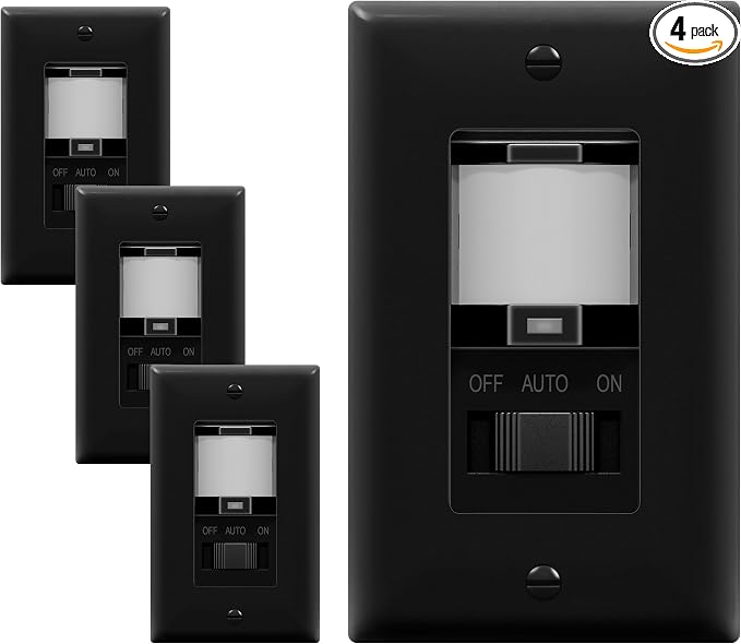 TOPGREENER in Wall PIR Motion Sensor Light Switch, Occupancy Sensor Switch by TOPGREENER
