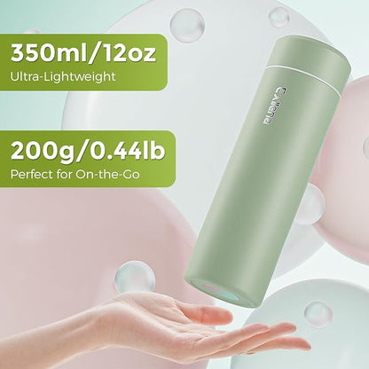【Upgraded】Exllena Small Insulated Water Bottle 12 oz/350ml– Mini Insulated - Image 2