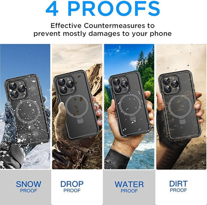 AICase Magnetic for iPhone 16 Plus Case Waterproof Magsafe Shockproof - Image 3