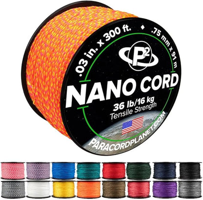 Paracord Planet Nano Cord –Lightweight Nylon Nano Paracord – Great by ParacordPlanet