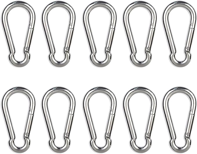 Carabiner Clip, Spring Snap Hook, Locking Carabiners Clips by CAIDMOS