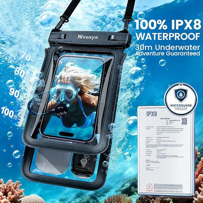 Niveaya Double Space Waterproof Phone Pouch - Image 2