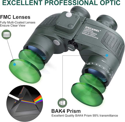 USCAMEL 10X50 Marine Binoculars - Image 3