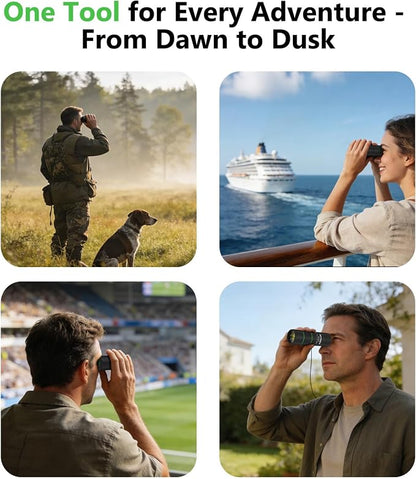 8x32 Monocular Telescope for Adults, High Power BAK4 Prism FMC Coating IPX7 - Image 6