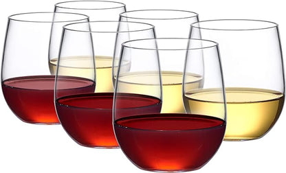 Amazing Abby - Cindy - 14-Ounce Unbreakable Tritan Wine Glasses, Plastic by AmazingAbby