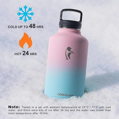 64 oz Water Bottle Insulated - Image 3