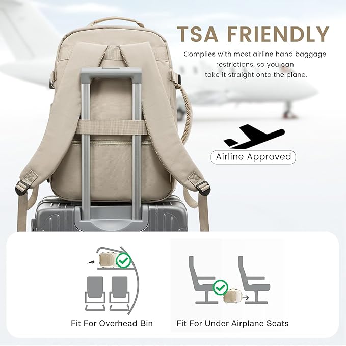 LOVEVOOK 40L Large Travel Backpack - Image 4