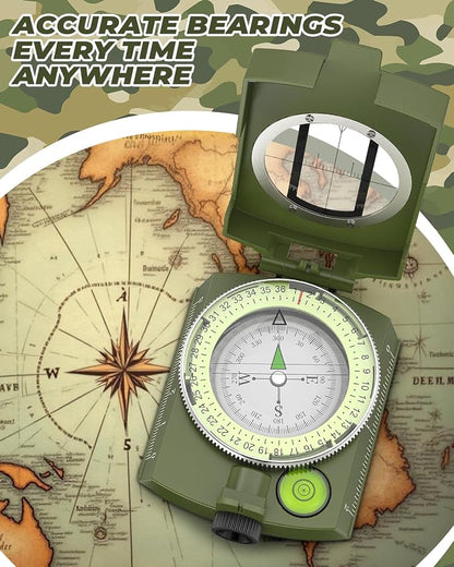 Sportneer Compass: Accurate Durable Lightweight Orienteering Compass - Image 3