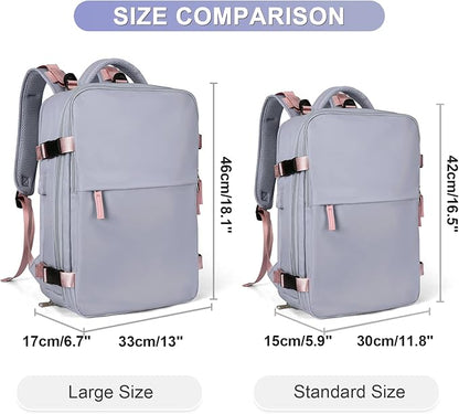 coofay Large Travel Backpack For Women Airline Approved Carry On Backpack - Image 2