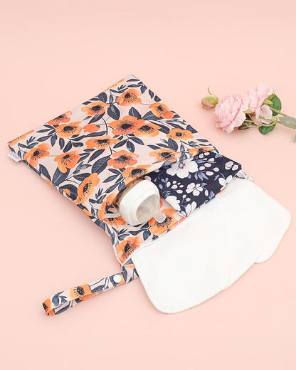 ALVABABY 3 Cloth Diaper Wet Dry Bags Waterproof Reusable - Image 5