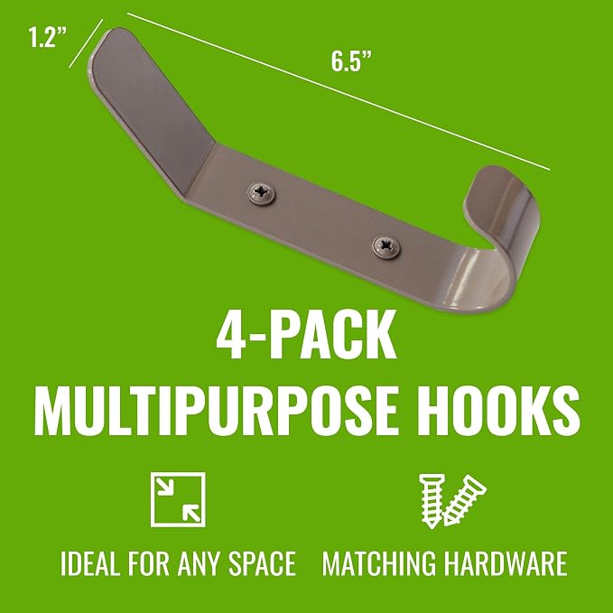 StoreYourBoard 4 Pack Wall Hooks - Image 4