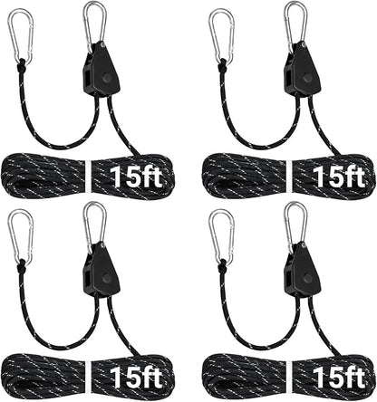 Longer 18ft Ratchet Straps Ropes Tie Down Rope Strap Small Mini Reflctive - Image 9