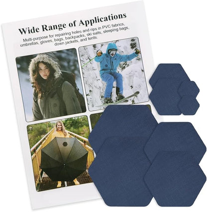 J.CARP 8PCS Nylon Repair Patches, Self Adhesive & Waterproof Patches, Nylon by JCARP