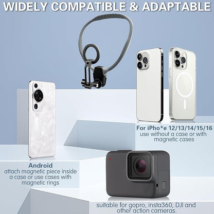 Beviliu Magnetic Neck Phone Holder - Image 2