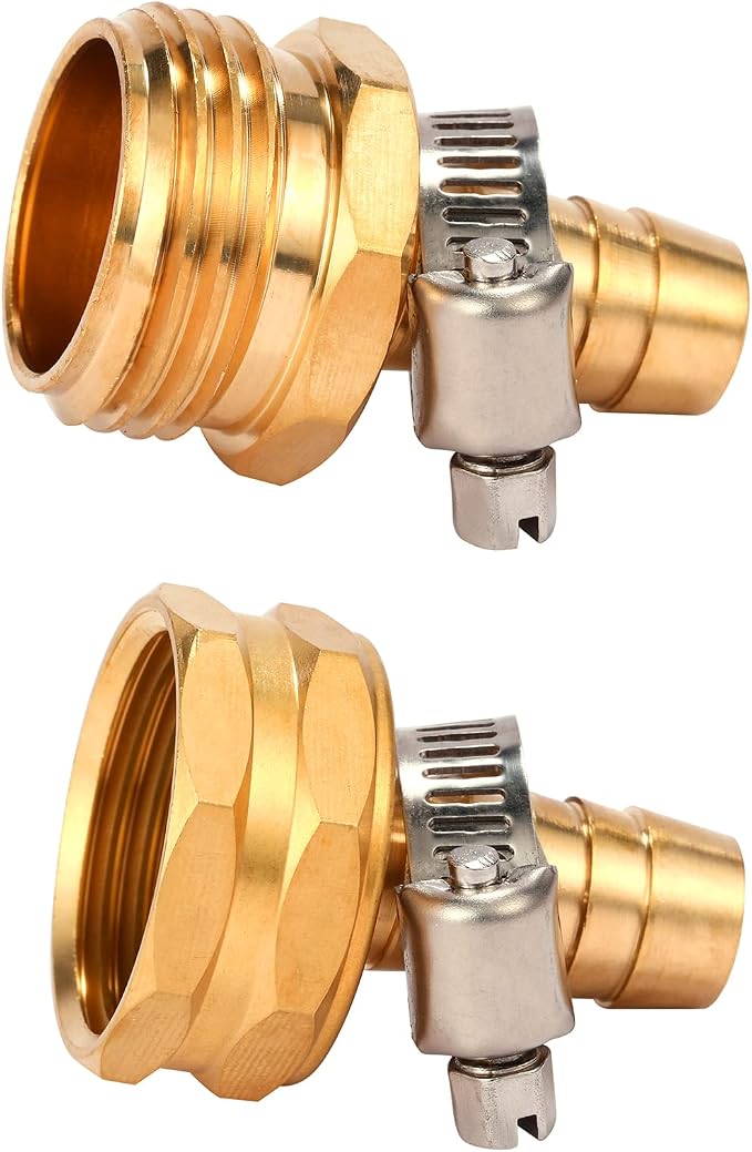 Brass Garden Hose Connector Repair Mender Kit by Sanpaint