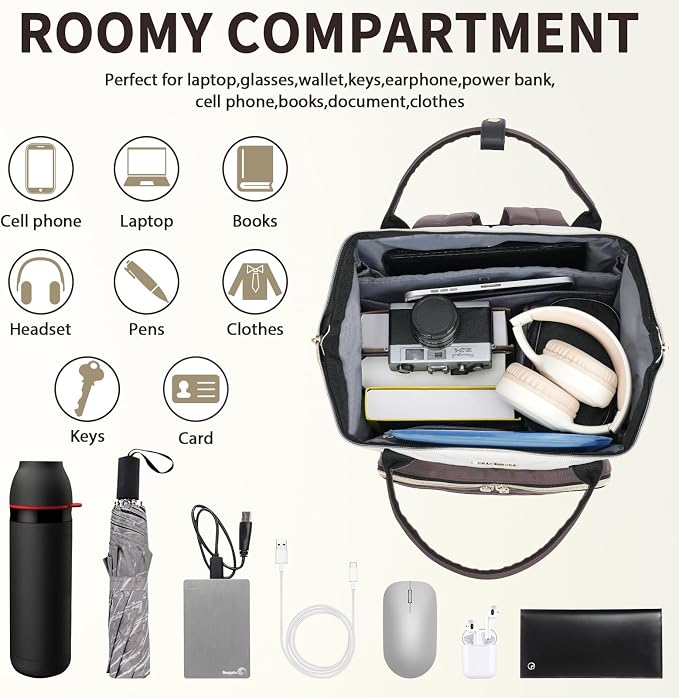 VANKEAN 17 Inch Laptop Backpack - Image 4