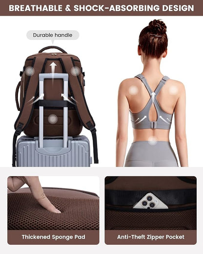 LOVEVOOK Large Travel Backpack for Women, TSA Carry on Backpack for Airplanes - Image 7