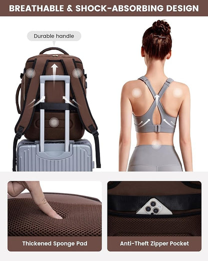 LOVEVOOK Large Travel Backpack for Women, TSA Carry on Backpack for Airplanes - Image 7