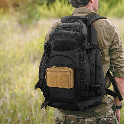 FRTKK Tactical Molle Admin Pouch Utility Laser Cut EDC Tool Pouch Bag - Image 7
