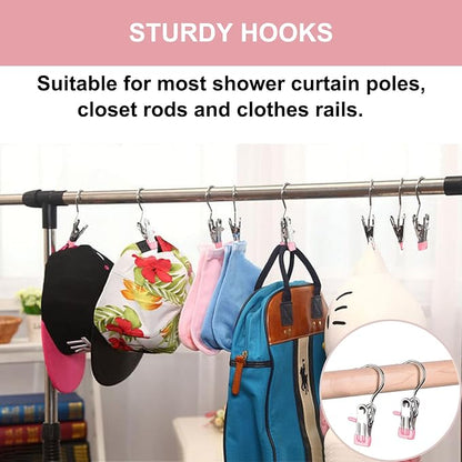 Boot Hangers for Closet, Hanging Clips Laundry Hooks Clothes Pins Closet Hanger - Image 6
