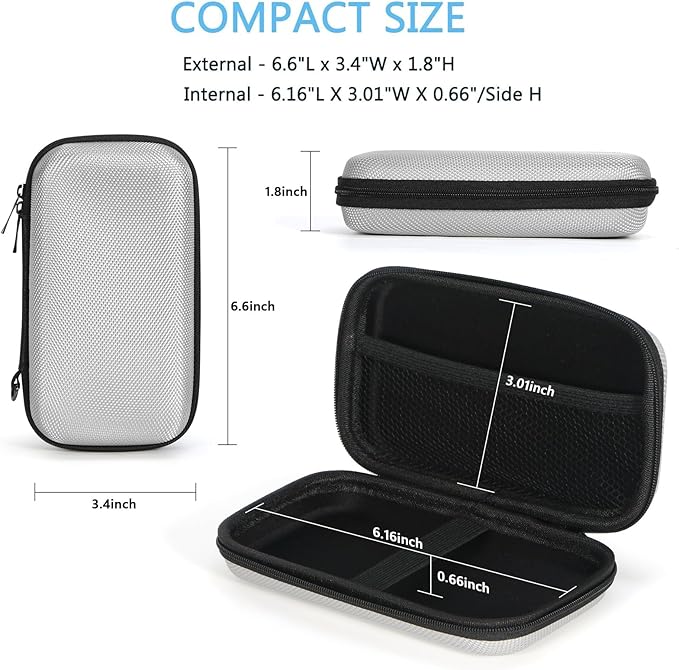 GLCON Portable Protection Hard EVA Travel Carrying Case - Image 3
