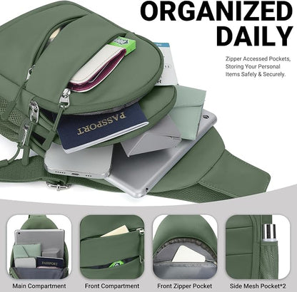 Tuwubi Crossbody Bags for Women, Sling Bag for Men, Small Hiking Backpack Anti - Image 4