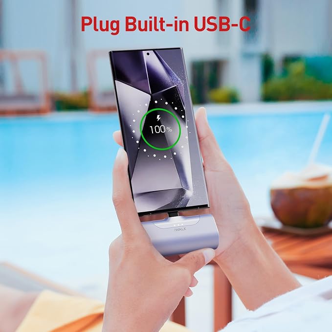 iWALK Small USB-C Portable Charger, 4500mAh Portable Charger - Image 3