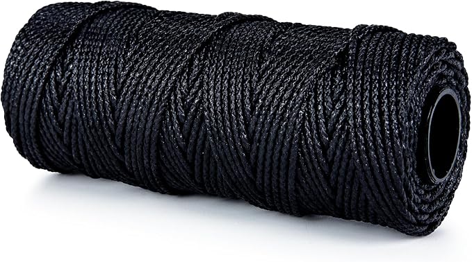 HONGDA Braided Tarred Bank Line Twine, 236 Feet #36, 2.2mm - Image 6