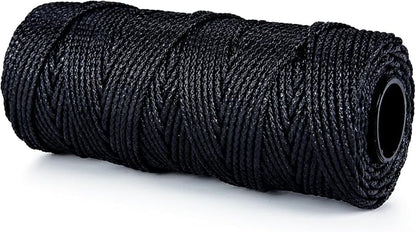 HONGDA Braided Tarred Bank Line Twine, 236 Feet #36, 2.2mm - Image 6