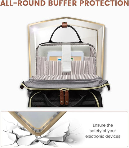 LOVEVOOK Laptop Backpack for Women, 15.6'' Waterproof Nurse Bag Teacher Work - Image 6