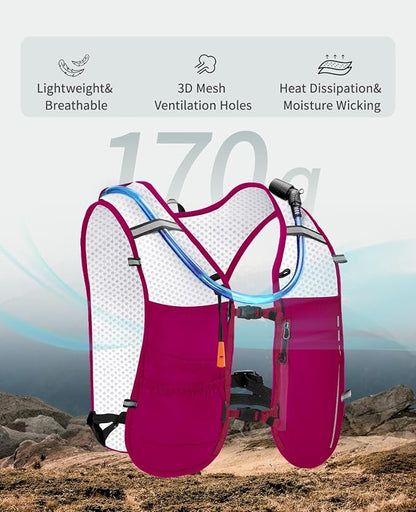 ECOHUB Running Hydration Vest Backpack, Lightweight Breathable Pack - Image 2