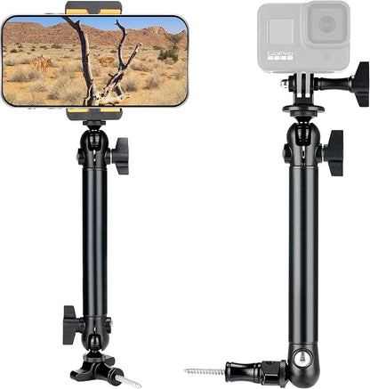 2-Ball-Head Adjustable Outdoor Phone Trail Action Camera Hunting Video - Image 5