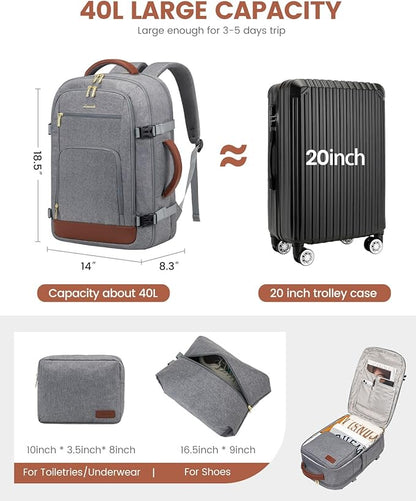 LOVEVOOK Carry On Travel Backpack - Image 2