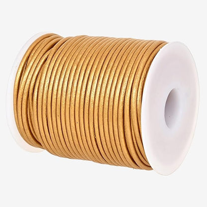 GENIQUE Real/Genuine Round Leather String Cord by GENIQUE