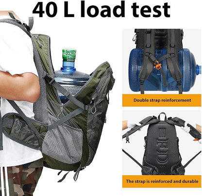 FENGDONG 40L Waterproof Lightweight Hiking, Travel Backpack - Image 5
