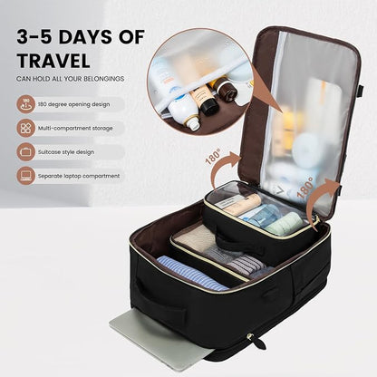 LOVEVOOK Travel Backpack for Women, 40L Carry On Backpack - Image 2